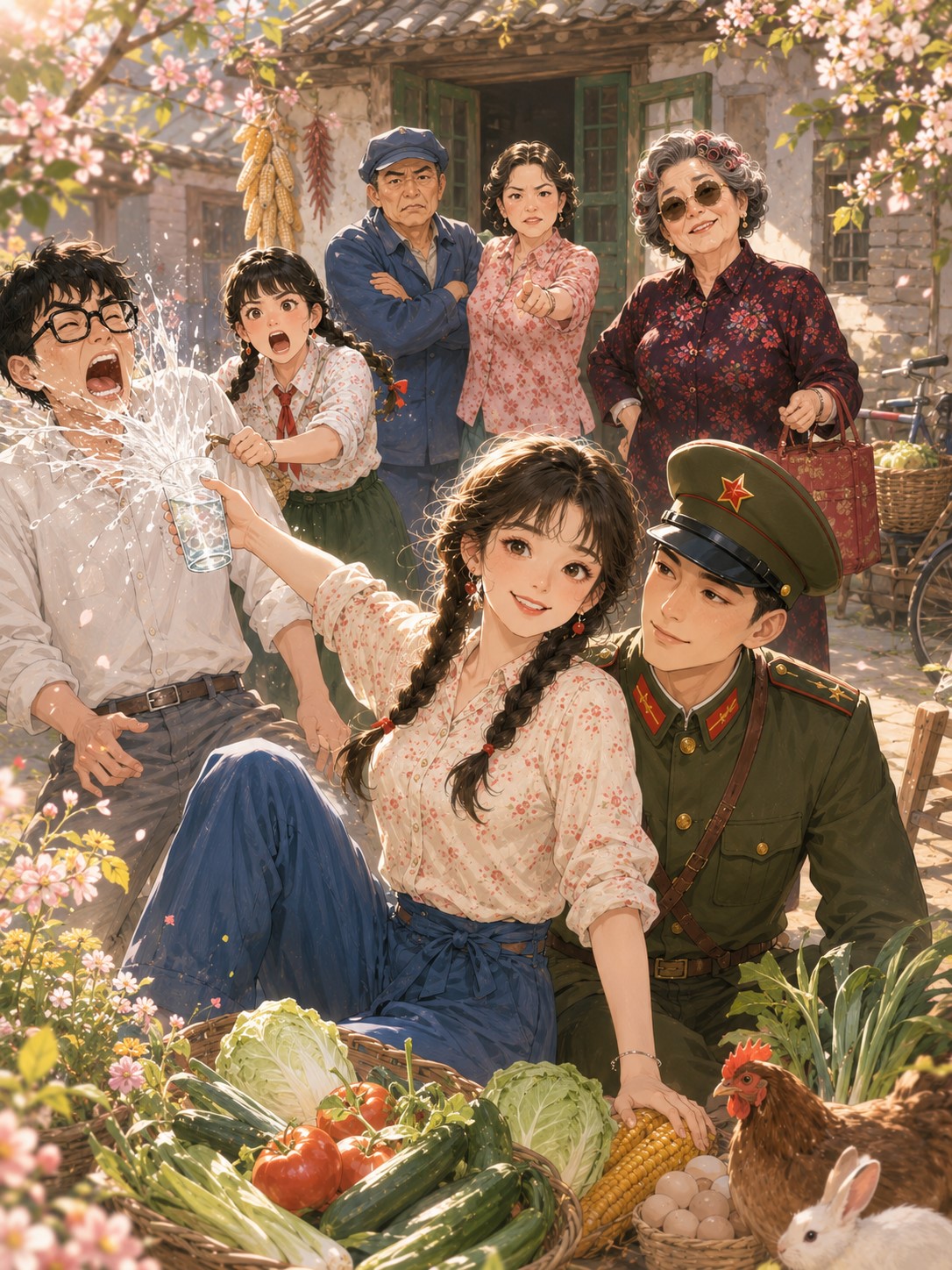 Thập Niên 80: Xuyên Thành Nữ Phụ Nhận Nhầm Nam Chính